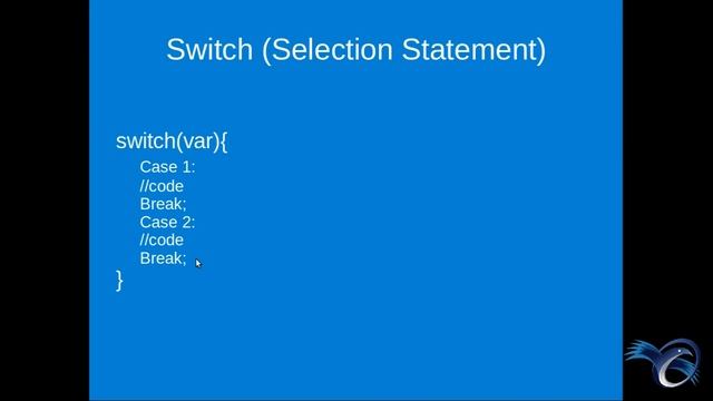 Switch syntax C Language (Urdu | Hindi) Part 42
