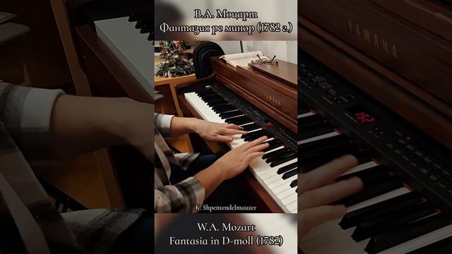 Моцарт - Фантазия ре минор, 2 ч. | Mozart - Fantasie in D-moll, p. 2 #piano #classicalmusic #mozart смотреть онлайн