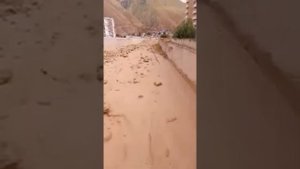 Сель в Тырныаузе. Балкария.