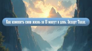 Как изменить свою жизнь за 15 минут в день. Экхарт Толле.