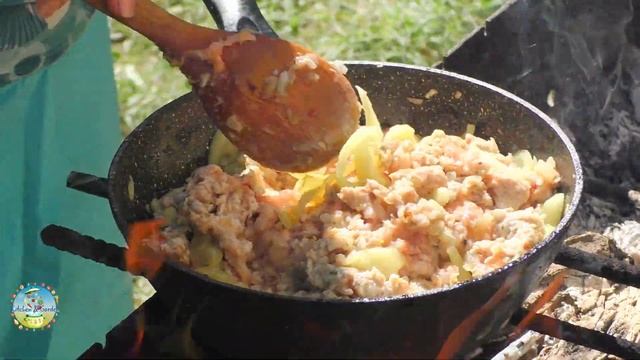 Дачна кухня. Болоньєзе з кабачками.