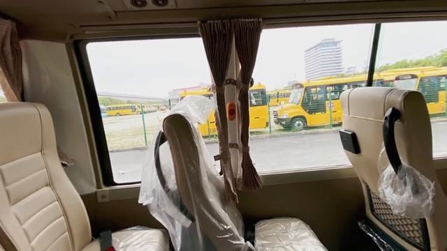 Ankai bus 7 meter sample coach F7 for Pakistan market. Now it is ready to go. смотреть онлайн