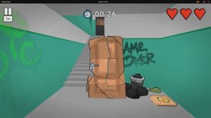 играю в очень интересный шутер "Anger Foot 3D" на Яндекс играх