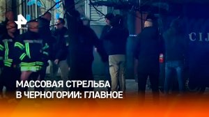 Не меньше 10 человек погибли в результате стрельбы в Черногории / РЕН Новости