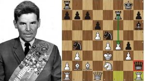 Нежметдинов жертвует ФЕРЗЯ! Одна из самых красивых партий в истории шахмат!