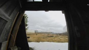 Fpv полет в деревне. Весна.