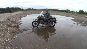 Поездка по гравию на пониженной передаче часть 1я