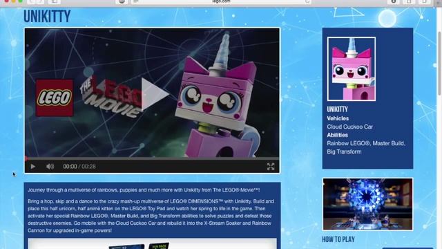 Lego Dimensions Unikitty Fun Pack смотреть онлайн