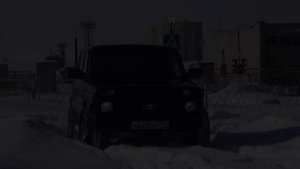 Проходимость Нивы на 18 дисках! Снег!!!