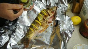 Запеченый Карп. Это карп из предыдущего видео