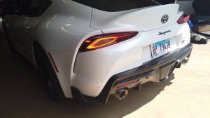 2020 Supra Exhaust Sound Before and After Boost Logic Down Pipe Install!