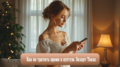 Как не тратить время в пустую. Экхарт Толле.