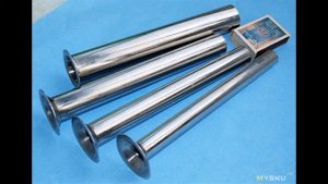 Колбасный шприц с металлическими насадками. | #Обзор