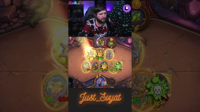 Мехи + Заклинахи =) #just_svyat #stream #twitch #hsbg #hs #shorts #hearthstone #хартстоун