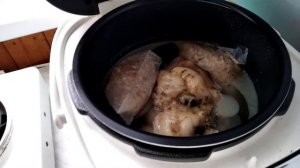 Кролик тушеный с перловкой в мультиварке скороварке Moulinex CE503132 мужской рецепт