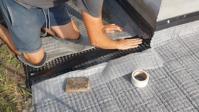 Отмостка в зиму для ленивых