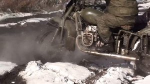 Возможности мотоцикла Урал по настоящему  бездорожью.