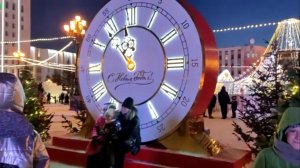 Хабаровск. Новогодняя площадь Ленина.