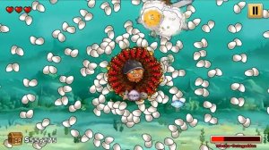 Octogeddon - All Rooster Weapon Upgrades - All Boss Battles Gameplay (No Commentary)