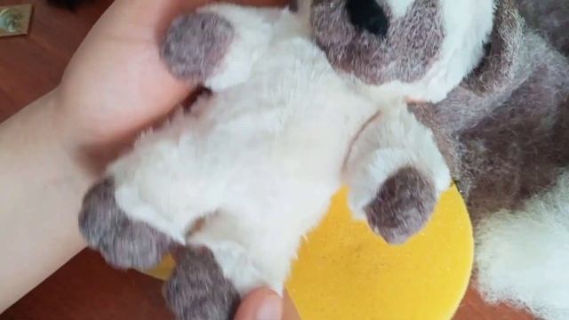 Немного процесса создания игрушки. Смешанная техника в авторской игрушке. смотреть онлайн