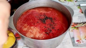 ДОМАШНИЙ ТОМАТ С БОЛГАРСКИМ ПЕРЦЕМ НА ЗИМУ.🍅🍅🫑