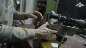 Подготовка снайперов к боевому выходу