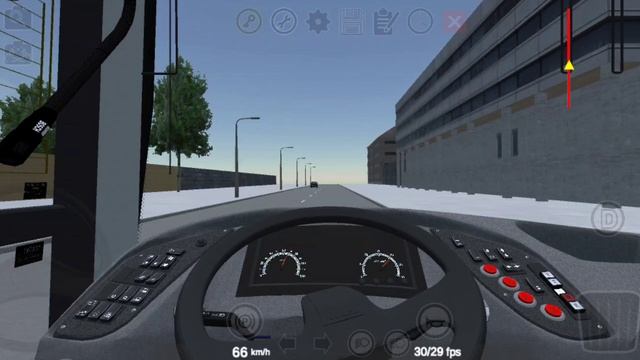 Поездка на новом электробусе МАЗ 303E10 proton bus simulator