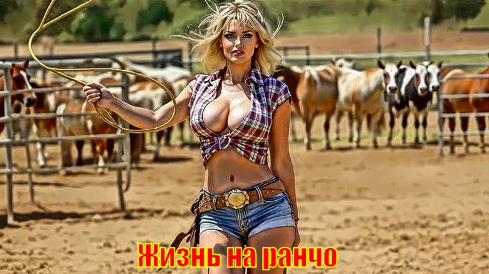 Жизнь на ранчо - Ретро Мир будущего - Научная фантастика