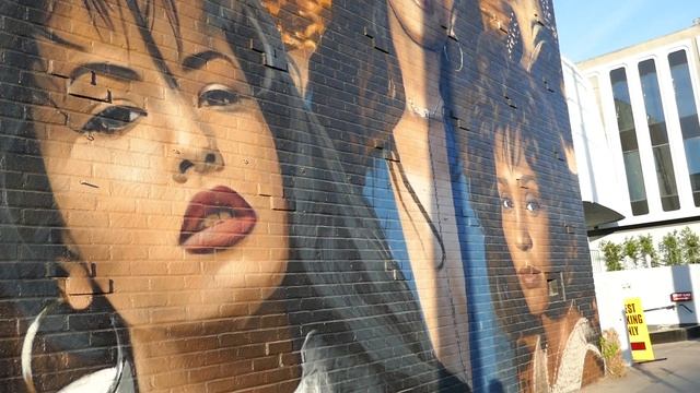 Amy Winehouse Selena Whitney Houston Aaliyah Lisa "Left Eye' Lopes Street Art Mural LA CA USA 2023 смотреть онлайн