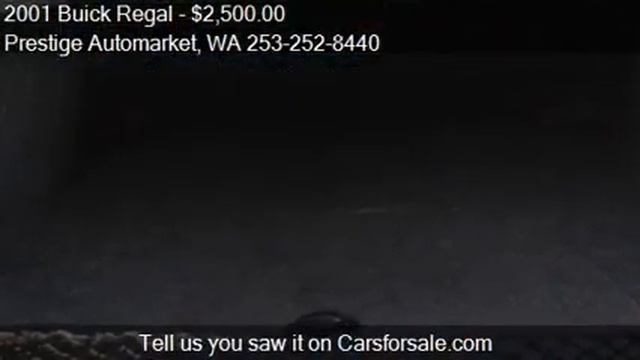 2001 Buick Regal for sale in Auburn, WA 98002 at the Prestig