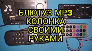 Блютуз беспроводная колонка своими руками. Модуль блютуз беспроводной колонки. Самодельная колонка