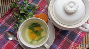 Мятный чай с курагой