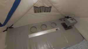 Как разместить лунки в палатке Сибтермо SIBFISHER 1.8×2.15