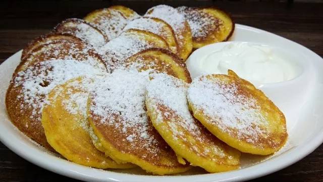 Оладьи из кукурузной муки. смотреть онлайн