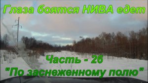 Глаза боятся НИВА едет. Часть - 26. "По заснеженному полю".