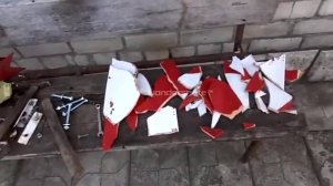 Сломался ветряк   во время сильного ветра