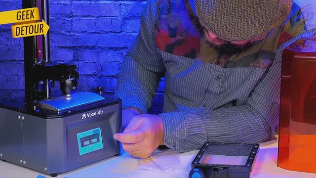 Фотополимерный 3D принтер Voxelab PROXIMA 6.0 - обзор (англ.)