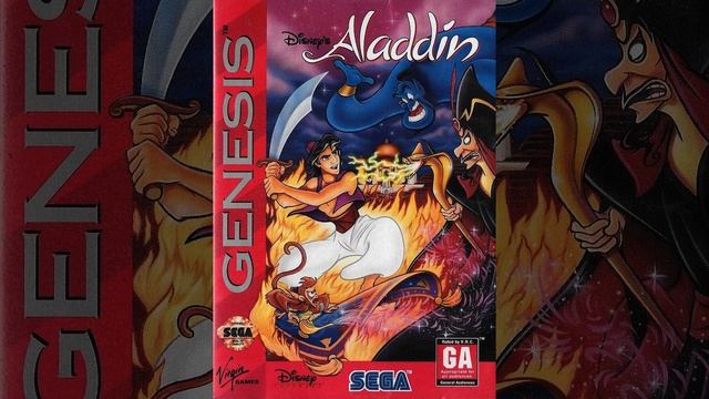 Disneys Aladdin Soundtrack SEGA GENESIS MEGA DRIVE