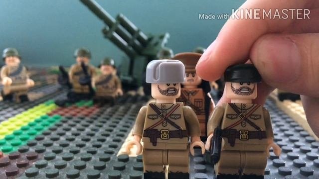 Обновление моей коллекции 2 мировой войны лего советская армия часть 21