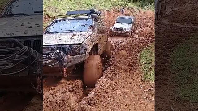 Jeep Grand Cherokee Wj on 37s in mudd смотреть онлайн