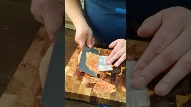 Филигранная нарезка рыбы китайским ножом ЦайДао смотреть онлайн