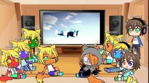 реакция моих персонажей на клип бискаса удали меня 3д