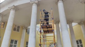 Пескоструйная очистка дворца Дурасова +79152806403