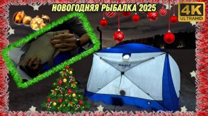 Встретил НОВЫЙ ГОД 2025 на РЫБАЛКЕ. Новогодняя ночная рыбалка на Истринском водохранилище