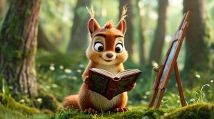 Белочка Ляля и искусство в лесу (детская видео сказка)