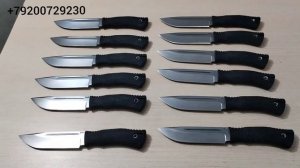 Обзор ножей от Андрея Горшкова из стали Х12МФ