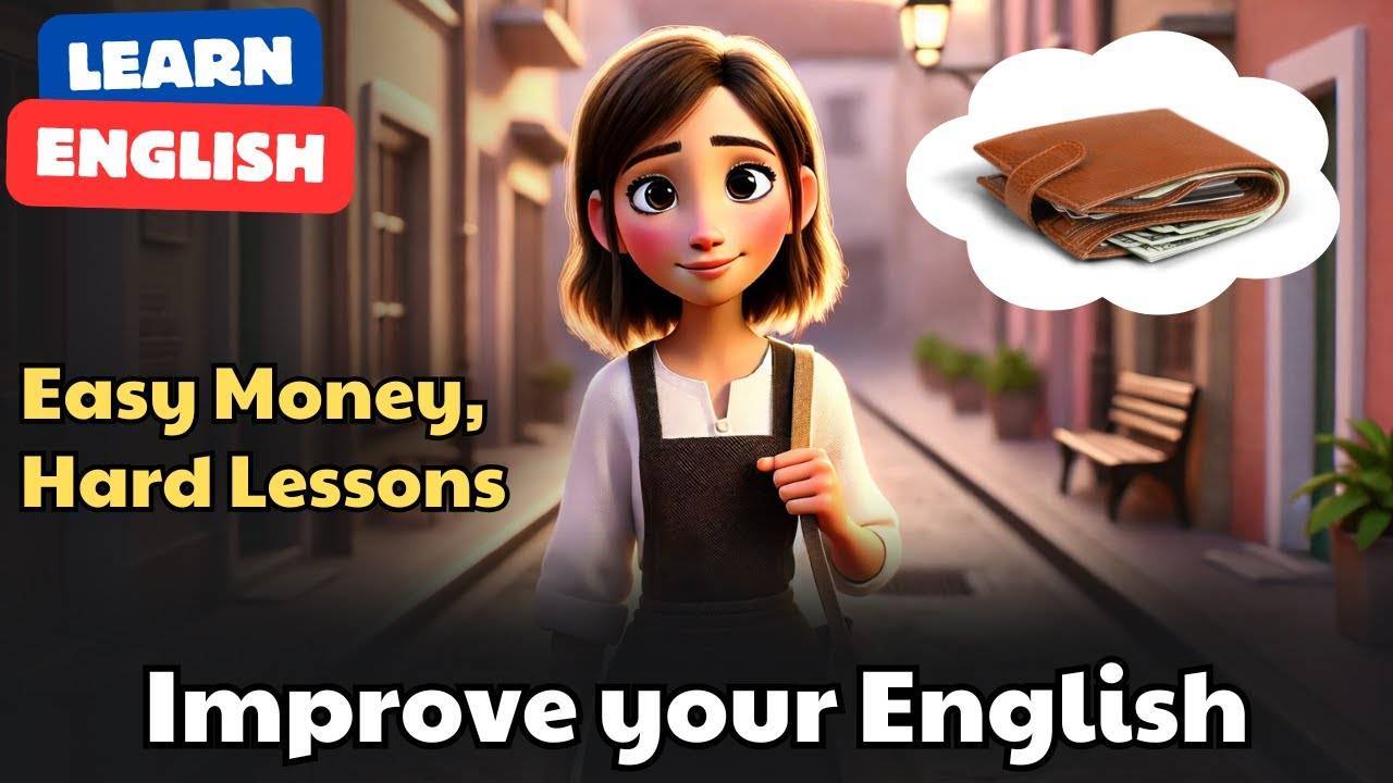 English Practice For Beginners (The Wallet And The Warning) | English Speaking Practice