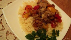 Кус-кус с курицей и овощами