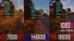 RYZEN 5 7600X3D vs INTEL i5 14600K vs RYZEN 5 9600X || PC GAMES BENCHMARK TEST ||