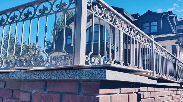 Пескоструйная очистка перильных ограничений из металла +79152806403